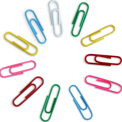 Paper Clip Binding Clip Office Supplies Stationary Office Stationery Clip 2.9cm160pcscolor Metal Plastic 160 Pieces / Box [STA]