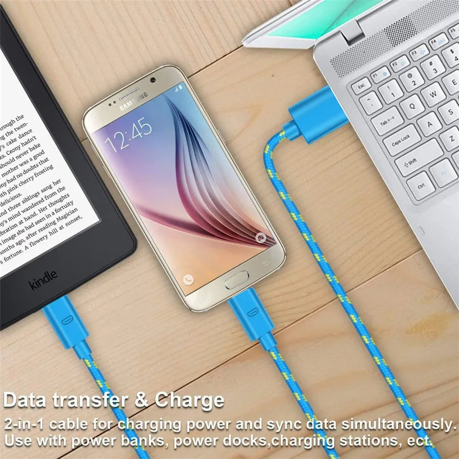 Data Cable Micro USB Cable For Xiaomi Huawei Samsung HTC LG Redmi Android Charger Charging Cable For Mobile Phone Accessories [MOB]