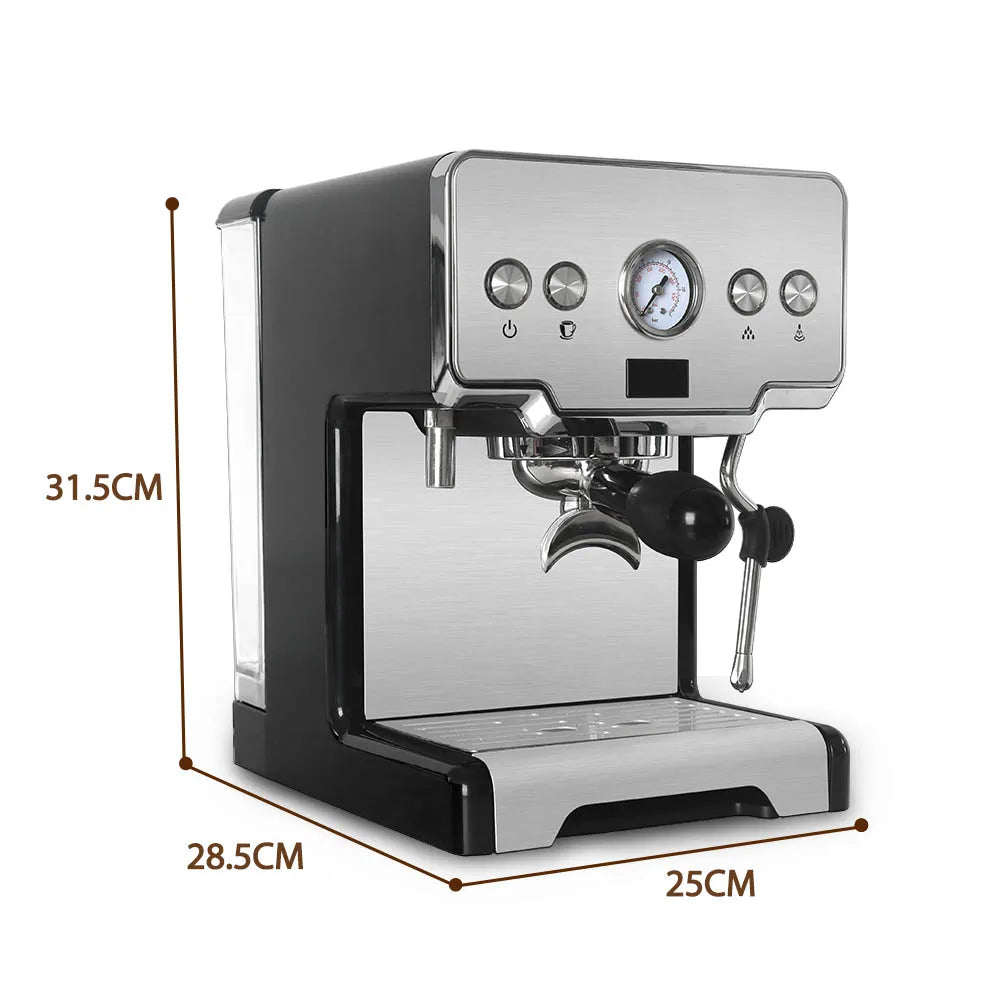 ITOP 15 Bar Italian Semi-Automatic Coffee Maker Cappuccino Milk Bubble Maker Espresso Coffee Machine for Home Latte IT-CRM3605 [HAP]