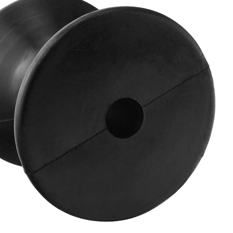 3 Inch Boat Bow Roller Marine Trailer Rubber Keel Roller For Sailboat Yacht Speedboat Canoe Anti-UV Boat Accessories Marine [MRN]