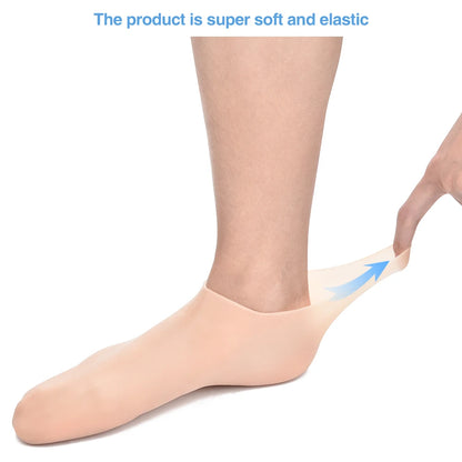 Feet or Hand Care Socks Gloves Moisturizing Silicone Gel Socks Foot Skin Care Hand Protectors Anti Cracking Spa Home Use [SKC]