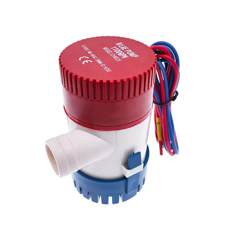 1Pcs bilge pump 12v 24V 1100gph 750gph water pump used in boat seaplane motor homes houseboat [PUM]