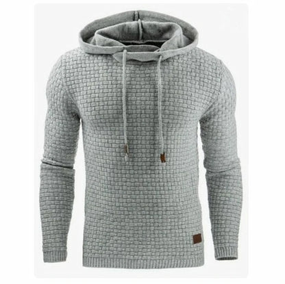 Men's Hoodies Sweatshirts Lattice Men Hoody Sweatshirts Long-Sleeved Pullover Man Hoodie Sweatshirt For Male [MEN]