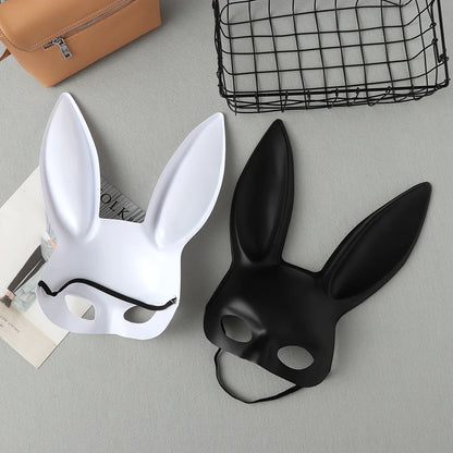 Rabbit Ears Mask Rabbit Face Mask Bunny Girl Mask Sexy Bunny Girl Party Costume Cosplay Costume Masquerade Bunny Girl Headband [COS]