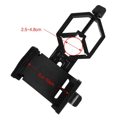 SVBONY Universal Cell Phone Adapter Mount Support Eyepiece Diameter 25-48mm for Binocular Monocular Spotting Scope Telescope [SPT]