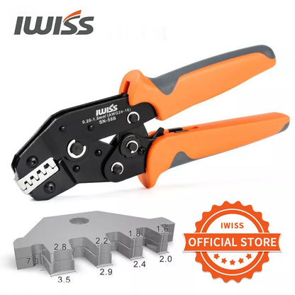 IWISS SN-58B=SN-28B+SN-48B Crimping Pliers for DuPont 2.54 2.8 3.96 4.8 6.3 Tube/Insulation Terminals Electrical Clamp Tools [TOL]