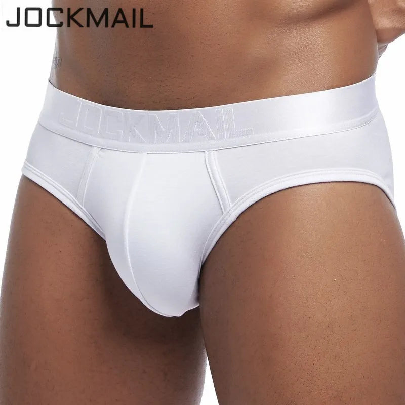 JOCKMAIL Men Briefs Underwear Men's Sexy Breathable Underpants Modal Comfortable Mens Underwear Shorts Cueca Gay Male Panties [GRM] [UND]