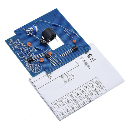 Metal Detector Scanner Unassembled Kit DC 3V-5V Suite Metal Sensor Board Module Electronic DIY Kits PCB Board Buzzer Capacitor [MTL]