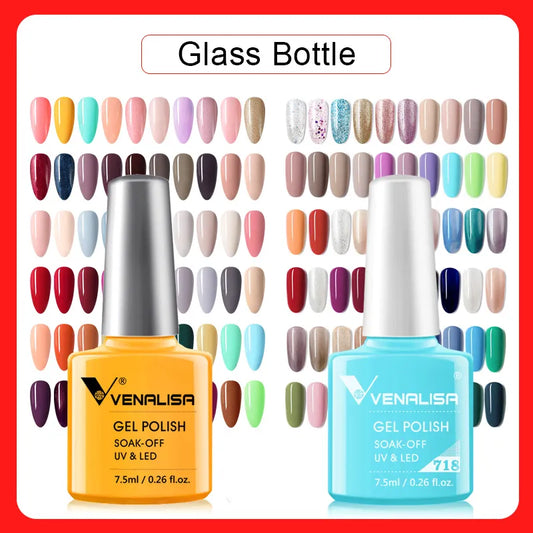 Venalisa New Soak Off  UV LED Nail Gel Polish Full Coverage Gorgeous Color Manicure Wholesale Long Lasting Color Gel Varnish [BEU]