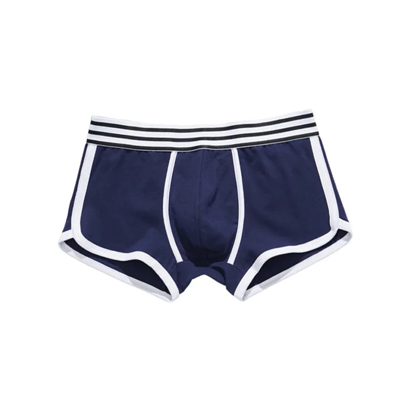 Men's underwear boxer shorts cotton youth sports boxer shorts Korean sexy boys shorts panties underwear for men [GRM] [UND]