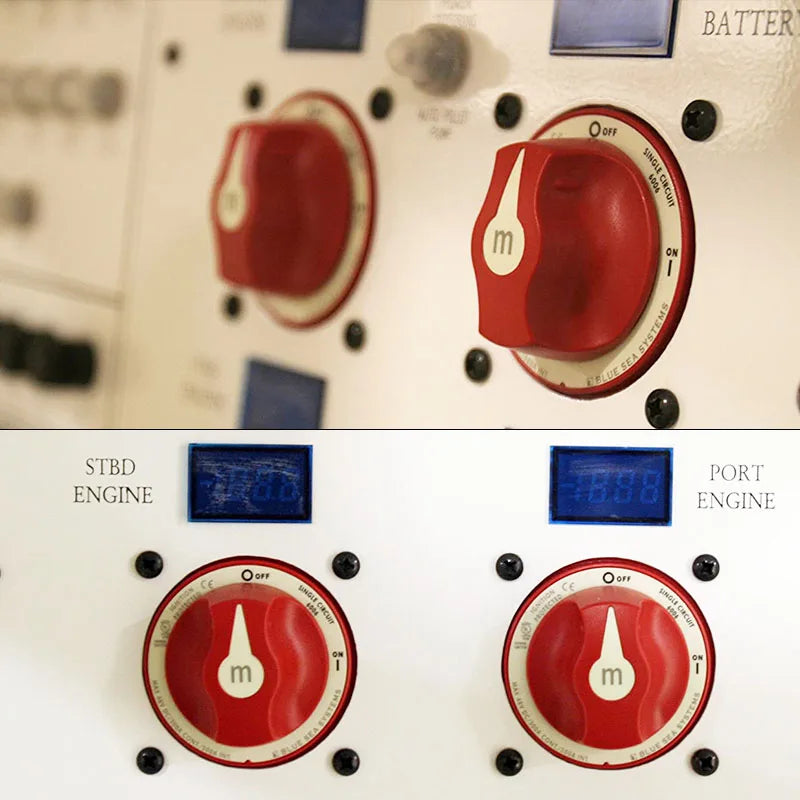 2 3 4 Position Battery Mass Switch Cut Single Dual  M-Series Marine Boat 12-48V 100-300A Heavy Duty Isolator Disconnect Rotary [MRN]