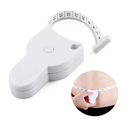 Self-tightening Body Measuring Tape Ruler 150cm/60 Inch Sewing Tailor Dressmaking Measure Ruler Meter Film for Waist Chest Legs [MTR]