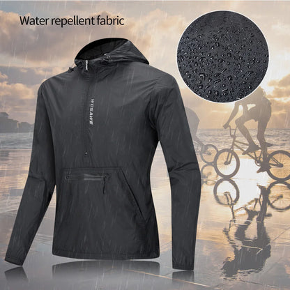 Men's Cycling Hoodies Jacket Waterproof cortavientos ciclismo hombre MTB Bike Hooded Jackets Bicycle Windbreaker M-3XL [MEN]