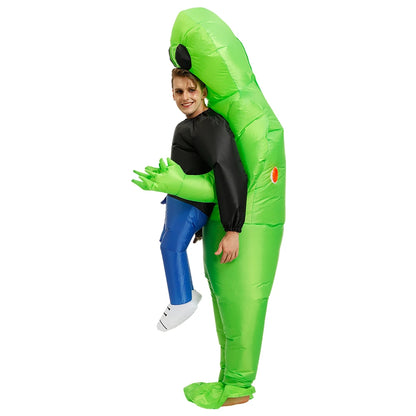 Kids Alien Inflatable Costume Boys Girl Halloween Party Cosplay for Men Women Adult Funny Christmas Suit Dress Anime Fancy [COS]