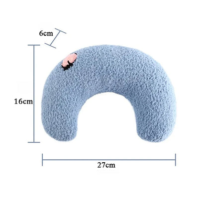 Pet Little Pillow Fashion Neck Protector Deep Sleep Puppy Kitten U-Shaped Pillow Dog Cat Headrest Sleeping Pillow Pet Supplies [PET]