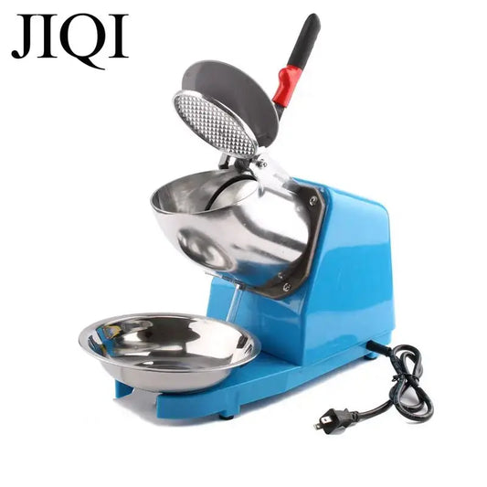 85KG/H Electric Ice Crusher Thickness adjustable 110V 220V Smoothie Shaver Slush Ice Block Breaking grinder Home Restaurant Bar [HAP]