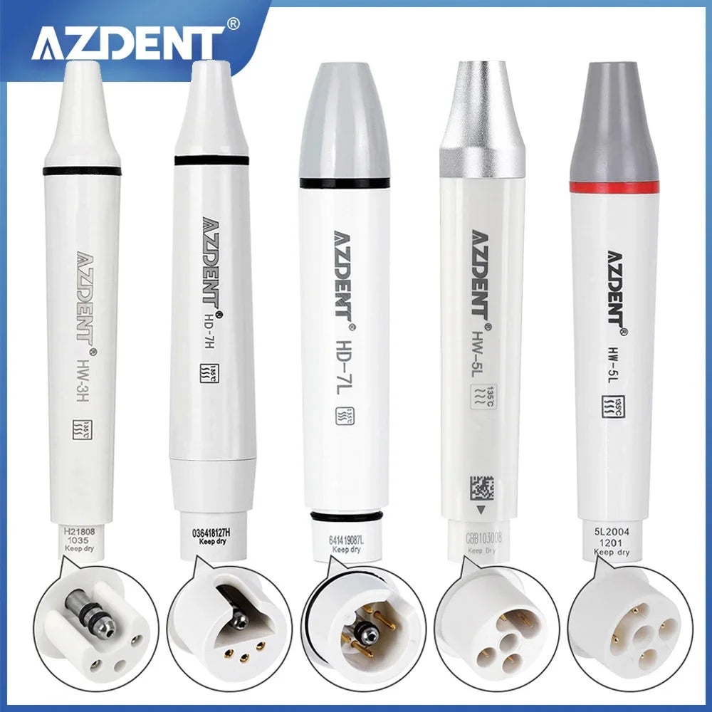 AZDENT Dental Ultrasonic Piezo Scaler Handpiece Fit for SATELEC DTE WOODPECKER EMS VRN Dental Ultrasonic Scaler 135° Sterilized [DEN]