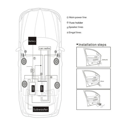 Pre-wired 20W Flush-Mount Silk-Dome Tweeter, 1Pair Car Tweeter Speakers Mini Treble Loudspeaker Universal K0AF [CAR]