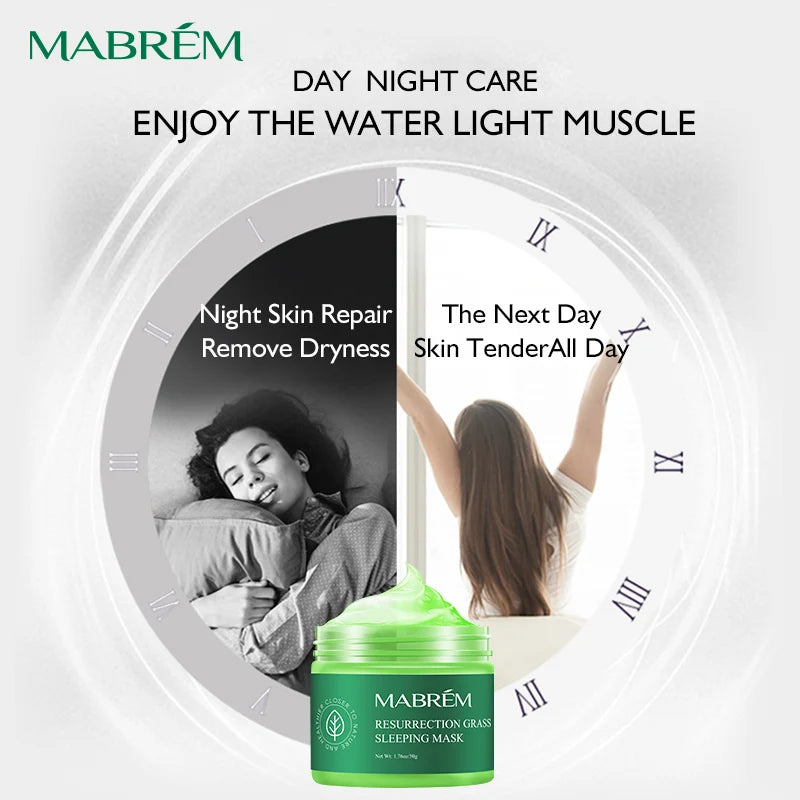 MABREM Anti Aging Sleeping Mask Moisturizing Hydrating Whitening Mask Cream Anti-Wrinkle Beauty Facial Skin Care Night Repair [SKC]