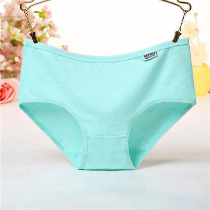 7Pcs/Lot Plus Size Underwear Women's Panties Cotton Girl Briefs Sexy Lingeries Shorts Underpants Solid Panty Female Intimates 4XL [UND]