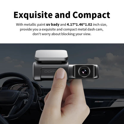 DDPAI Dash Cam Mini 5 4K 2160P HD DVR Car Camera Hidden Android Wifi Auto Drive Vehicle Video Recorder [CAR]