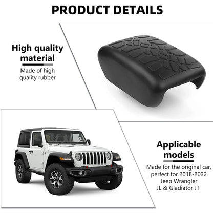 Center Console Armrest Box Cover Waterproof Rubber Protector Pet Pad  For Jeep Wrangler TJ 2000-2006 JL Gladiator JT  2018-2023 [PET]