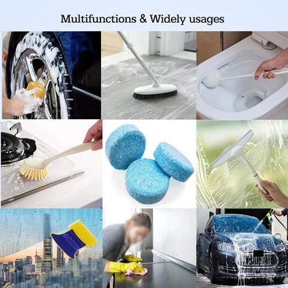 Solid Cleaner Car Windscreen Cleaner Effervescent Tablet Auto Wiper Glass Solid Cleaning Concentrated Tablets Detergent [CAR]