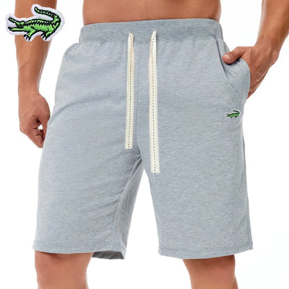 High-Quality New Men's Loose Shorts Summer Casual Knee Length Oversized Beach Pants Drawstring Men's Trendy Sports Pants [MEN]