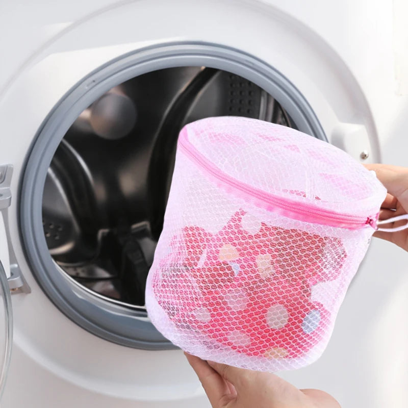 Clothes Washing Machine Laundry Bra Aid Lingerie Mesh Net Wash Bag Pouch Basket Women Saver Clothes Protect Intimates [GRM] [UND]