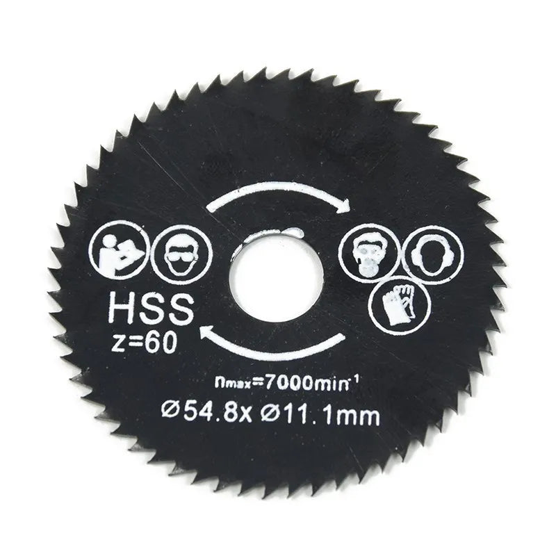 XCAN Out Diameter 54.8mm Mini Circular Saw Blade Wood Cutting Disc,Diamond Saw Blade for Wood Metal Plastic Ceramic Cutting  [PTO]