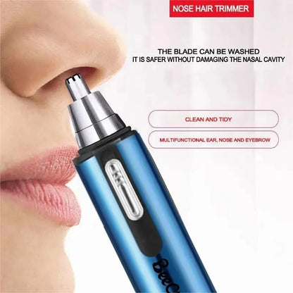 Nose Hair TrimmerNose Hair Shaver Ear And Nose Hair Trimmer Painless Battery Electric Men Nose Hair Shaver Men Nose HairScissor [HAI]