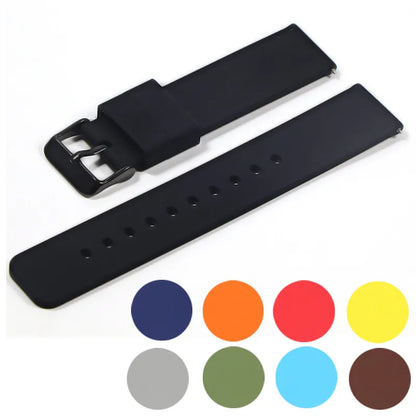 14mm 16mm 18mm 20mm 22mm  Silicone Band Strap Quick Release Watchband Bracelet for Smart Watch [SWH]