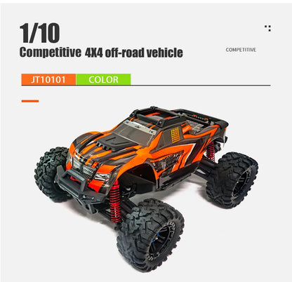 RC Car 1/10 4WD 2.4G Remote Control Car 550 Carbon Brush Strong Motor Drift Off-Road Desert Racing Car Remote Truck Toys [TOYS]