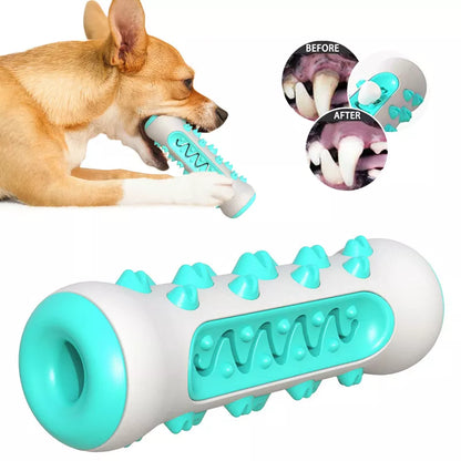 Dog Molar Toothbrush Toys Chew Cleaning Teeth Safe Puppy Dental Care Soft Pet Cleaning Toy Supplies [DEN]