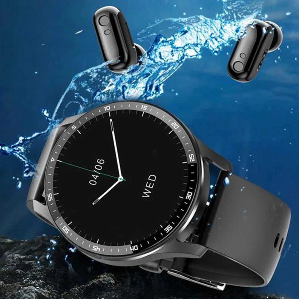 X7 2 in 1 Smart Watch With Earbuds Smartwatch TWS Bluetooth Earphone Heart Rate Blood Pressure Monitor Sport Watch Fitness Watch [SWH]