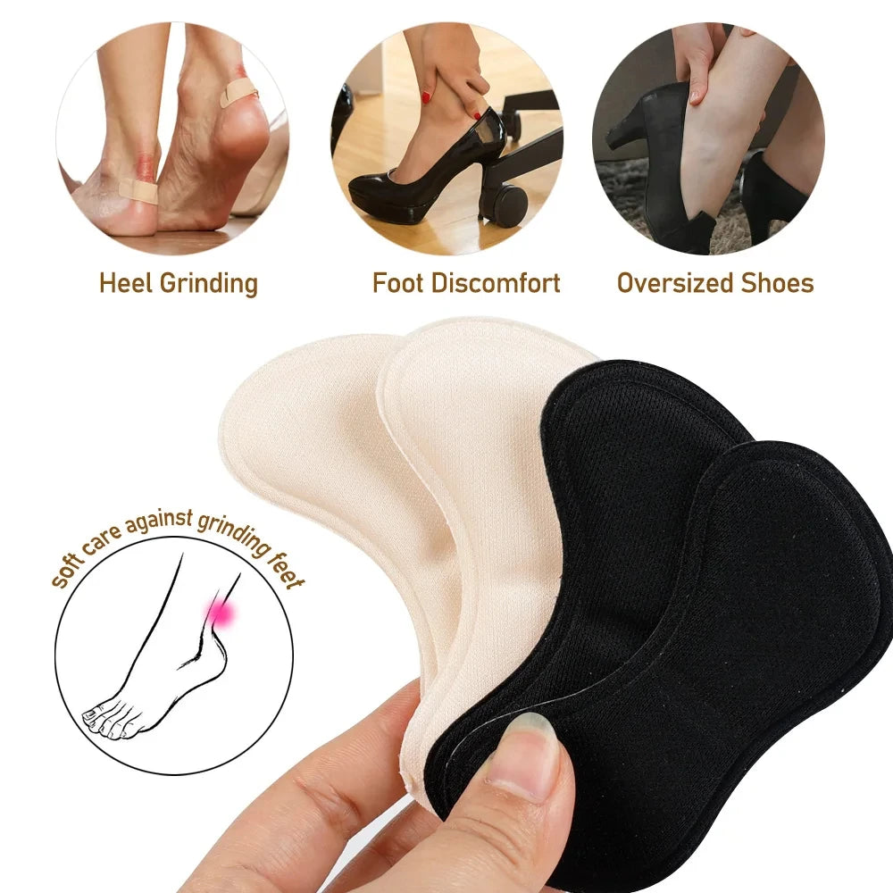 6Pairs Heel Insoles Patch Pain Relief Anti-wear Cushion Pads Feet Care Heel Protector Adhesive Back Sticker Shoes Insert Insole [SHO]