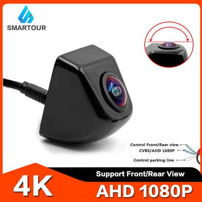 CCD HD 180 Degree Fisheye Lens Car Camera Rear / Front View Wide Angle Black Metal Reversing Backup Camera Night Vision 12V [CAR]