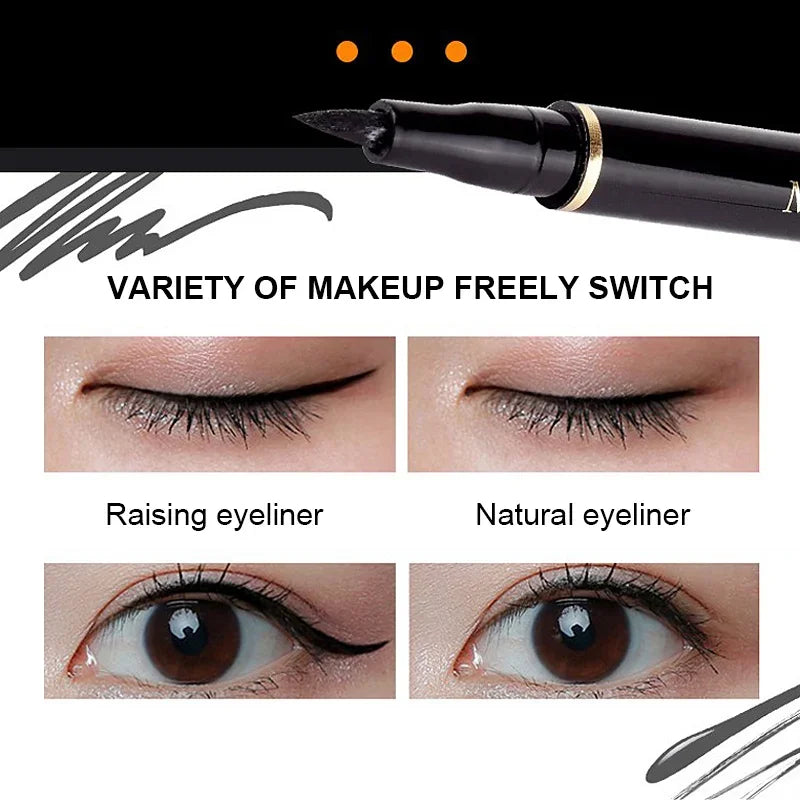 Black Liquid Eyeliner Waterproof Long Lasting Eye Liner Pencil Quick Drying Not Bloom Natural Eyeliner Liquid Pen Cosmetic Tools [CSM]