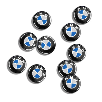 11/14mm Car Remote Key Emblem Badge Radio button Sticker For BMW M Performance E46 E47 E49 F30 F80 E36 E46 E93 E92 F34 F31 Z4 X7 [BDK]