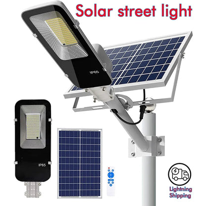 Powerful Solar Light Outdoor Solar Street Light 350/120LED 6500K IP65 Waterproof Street Light For Garage Garden Terrace [SLG]