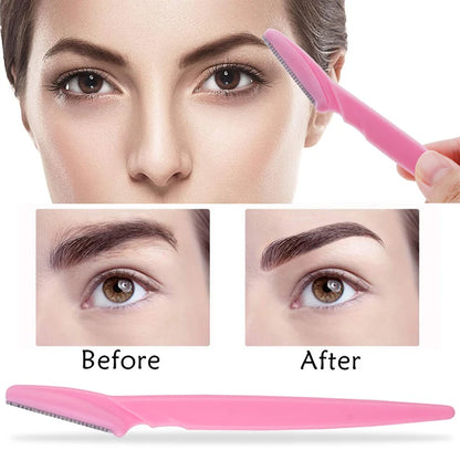 5/10/15Pcs Eyebrow Trimmer Makeup Tools Safe Eye Brow Razor Face Body Hair Removal Shaver Blades Woman Eyebrows Shaping Knife [HAI]