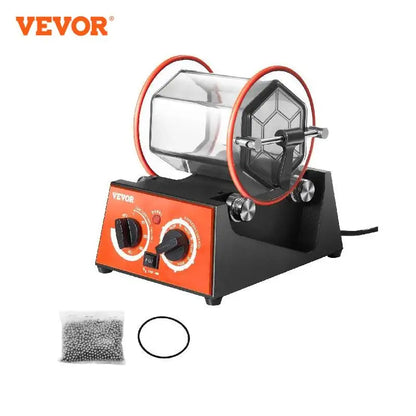 VEVOR 3kg 5kg Rotary Tumbler Surface Polisher Jewelry Drum Polishing Machine Gem DIY Mini-Tumbler Finishing Tools [MUG]