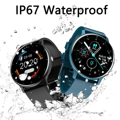 2023 New Smart Watch Women Men Full Touch Screen Bluetooth 5.2 Call Waterproof Watches Sports Fitness Tracker Factory IP67 ZL02 [SWH]