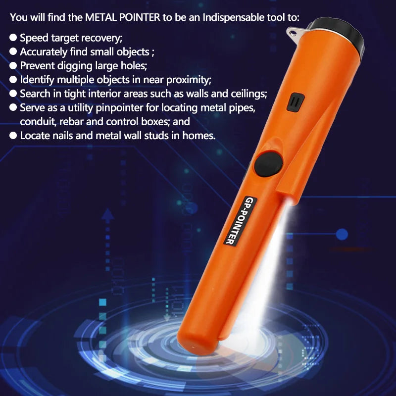 New Handheld Metal Detector Positioning Rod Detector [MTL]