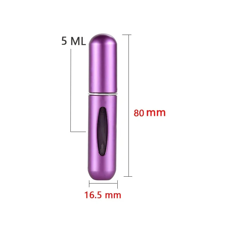 Refillable Mini Perfume Bottle Portable Cosmetic Bottle Spray Bottle Atomizer Spray Container Travel Refillable Bottles 5ml [CSM]