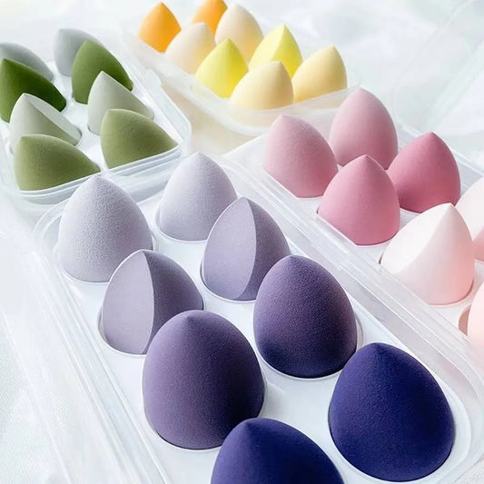 4/8pcs Makeup Sponge Blender Beauty Egg Cosmetic Puff Soft Foundation Sponges Powder Puff Women Make Up Accessories Beauty Tools [CSM]