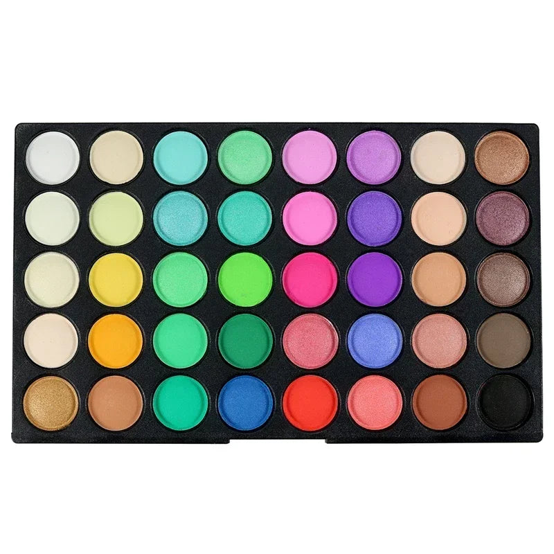 120 Colors Gliltter Eyeshadow Palette Matte Eye Shadow Pallete Shimmer Shine Nude Make Up Palette Set Kit Cosmetic Women [CSM]