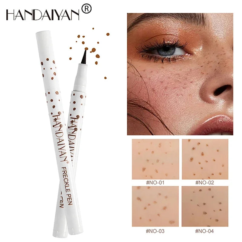 1PC Face Fake Freckles Pen Natural Waterproof Lifelike Fake Freckles Pen for Long Lasting Look Dot Spot Pen Makep Tool Cosmetic [CSM]