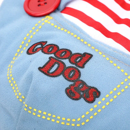 Halloween Dog Costumes Funny Pet Clothes Adjustable Dog Cosplay Costume Sets Novelty Clothing For Medium Large Dogs Bulldog Pug [COS]