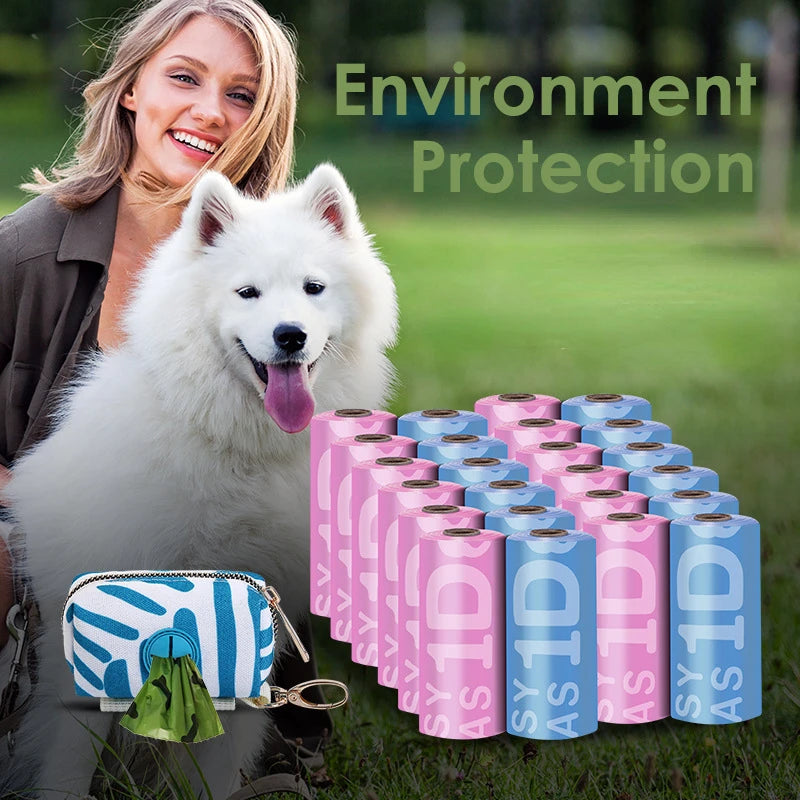 EPI Biodegradable Pet Garbage Bag Dog Poop Bags Dog Poop Bag Dispenser Dog Cleaning Supplies Dog Products for Dogs [DSP]